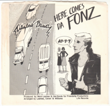 Here Comes The Fonz 7&quot; 45 1975 Private Novelty Happy Days Rare Obscure H... - $12.19