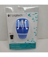 Logitech M317 910-004238 Wireless Mouse Unifying Receiver Blue Purple St... - £9.82 GBP