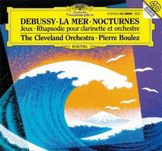 Cleveland Orchestra, Pierre Boulez CD - Debussy La Mer, Nocturnes (1995) - £9.66 GBP