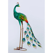 Peacock with Tail Down Garden Statue - $138.41
