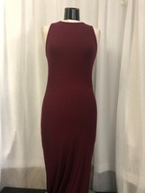 Soprano Women&#39;s Dress Maroon Ribbed Size Small JR. NWT - $14.85