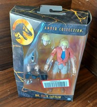 Mattel Jurassic World Amber Collection Dr. Ellie Sattler- NEW-Free Box Shipping - £34.89 GBP