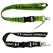 Universal Under Armor Black and Green Lanyard Keychain ID Badge Holder 2... - £10.22 GBP