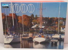 Hasbro Guild Lake Superior Harbor, Bayfield, Wisconsin 1000 Pc Jigsaw Puzzle NEW - $14.64