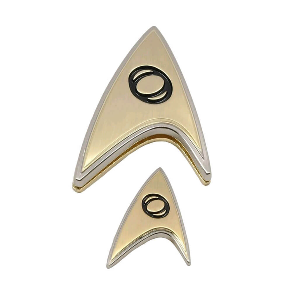 Star Trek Discovery Enterprise Science Badge &amp; Pin Set - $40.19