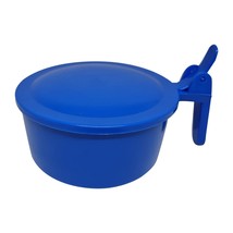 Sputum Mug, Spitting Mug with Cover, Hospital equipment 100 ML (Blue) - £14.68 GBP