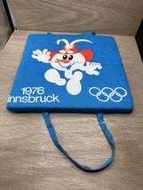 Vintage 1976 Innsbruck Austria Winter Olympics Cushion - £18.50 GBP