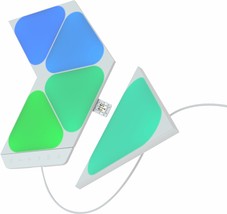 Nanoleaf Shapes Mini Triangles Smarter Kit Multicolor Light Panels - 5 Pack - £120.81 GBP