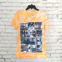 Bar III T Shirt Mens Small Orange Tie Dye Hollywood Sunset Strip Scene G... - $19.88