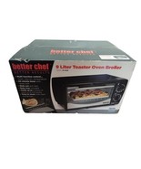 Black 4 Slice Toaster Oven Better Chef 9 Liter Broiler Timer Easy Clean ... - $55.39