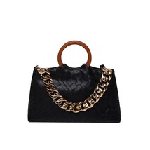 Thick Chain Women&#39;s Shoulder Bags Designer Handbags Leather Messenger Bags Fashi - £40.24 GBP
