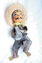Vintage Handmade Mexican Bandito Gun Toting Bandit Puppet Marionette - £16.39 GBP