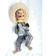 Vintage Handmade Mexican Bandito Gun Toting Bandit Puppet Marionette - £16.13 GBP