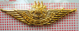 Training class Thai Army Parachutist Metal Wings Badge Army Cadet Officer - $14.00
