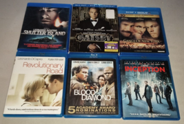 6 Leonardo DiCaprio Blu-ray Lot - Great Gatsby, Shutter Island, Blood Diamond... - £23.24 GBP