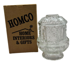 Homco Home Interiors 1188-3BD Crystal Votive Candle Holder Dinner Wedding Decor - £18.67 GBP