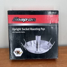 Snap-on Tools Upright Socket Beer Can Chicken Roasting Pan With Veg Spikes New! - £7.90 GBP