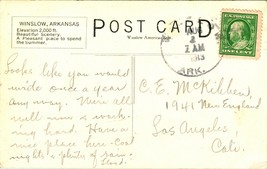Vtg Postcard 1913 Winslow Arkansas AR - Apple Packing M13 - £34.71 GBP