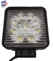 27w 9 LED Driving Work Light Flood Lamp Offroad CAR  SUV ATV 4x4 WD Square - $12.25