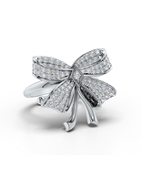 925 Silver Nature Inspired Floral Statement Adjustable Ring Jewelry for ... - $235.97 CAD