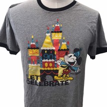 Disneyland Cast Member Exclusive  Let&#39;s Celebrate Mickey T Shirt 2018  M... - $23.17