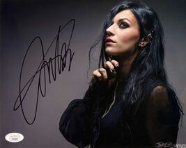 CRISTINA SCABBIA Autograph SIGNED 8x10 PHOTO LACUNA COIL JSA CERTIFIED M... - $59.99