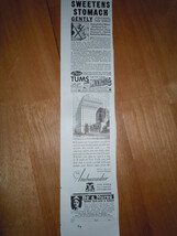 Vintage Tums Ambassador Hotel &amp; Be A Nurse Small Print Magazine Ads 1935 - €3,49 EUR