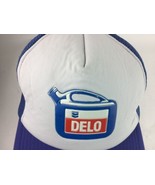 Vintage 80s Chevron Delo Petroleum Trucker Snapback Hat Cap - Used - $20.60 CAD