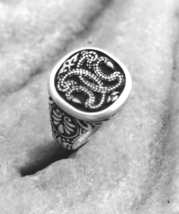 Snake ring, silver snake ring, antique silver snake, Sterling silver ring, V159 - £42.49 GBP