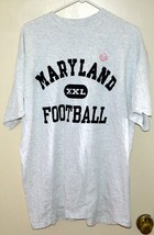 Delta University of Maryland Terps Football XXL Size XL T-Shirt Ash Gray... - £21.34 GBP