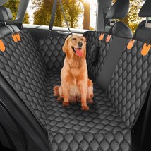 Dog Seat Cover for Car Back Seat Mesh Window Waterproof Dog Backseat Hammock Bac - £44.79 GBP