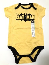 DC Comincs Boys Yellow Vintage Batman Short Sleeve Bodysuit Size NWT Siz... - £9.38 GBP