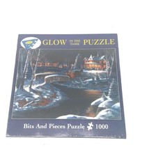 BRAND NEW - Bits &amp; Pieces Over the River Glow In The Dark 1000 Piece Puz... - $19.99