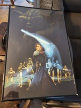 Star Wars Clone Wars FRAMED Poster Item 9618 &quot;The Force&quot; Anakin 501st Legion - £55.05 GBP