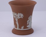 Wedgwood Jasperware Terra Cotta Trumpet Vase - £39.37 GBP