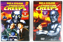 The Phantom Creeps - Vol. 1 &amp; Vol. 2 (2 DVD&#39;s, 1939) Brand New !   Bela Lugosi - £14.45 GBP