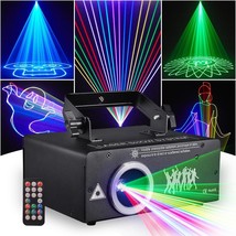 Animation Laser Light DJ Light 3D Stage Party Lazer Light RGB Full Color with DM - £184.54 GBP
