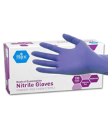MedPride Powder-Free Nitrile Exam Gloves, Iris Blue, Medium, Box/100 - £12.47 GBP