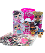 2 LOL Mini Dolls, LOL Surprise Tin Lunch Box, &amp; 48 Pc Cardinal Puzzle. - $14.74