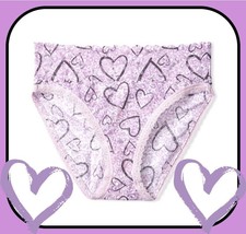 XL Lilac Black Heart THE LACIE  Floral Lace Victorias Secret HighLeg Brief Panty - £9.99 GBP