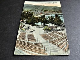 Amphitheatre and Band Stand, Avalon, Santa Catalina Island, CA.-1900s Postcard. - £6.80 GBP