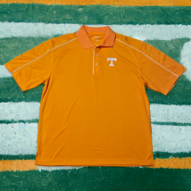 Men&#39;s Orange Polo Golf Shirt Size Large PGA Tour TN Tennessee Vol - £16.04 GBP