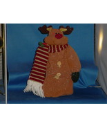 CHRISTMAS DECORATION Stuffed Rudolph Reindeer - £5.46 GBP