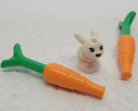 LEGO Bunny Rabbit White Minifigure Carrots Spring Easter - $7.71