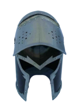 BARBUDA Helmet The Vikings Costume Black Front Opening Nautical Ancient ... - £62.91 GBP