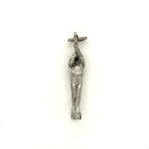 Vintage Sterling Silver Detailed 3D Carved Ocean Sea Scuba Diver Charm Pendant - £30.95 GBP