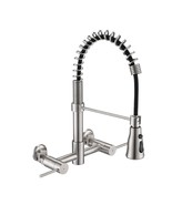 Wall-Mounted Bridge Kitchen Faucet: 3 Functions - $163.99