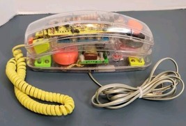 Vintage Conair Transparent Phone Retro 80s 90s Clear Model SW205 Works Lights Up - £58.59 GBP