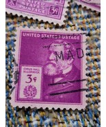 US Lot of 9 Travel stamps used 1, w and 3 cent stamps - €5,19 EUR