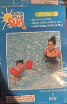 Bring On The Sun Inflatable Arm Bands, Age 3-6, Red, 2 Lot - $11.29